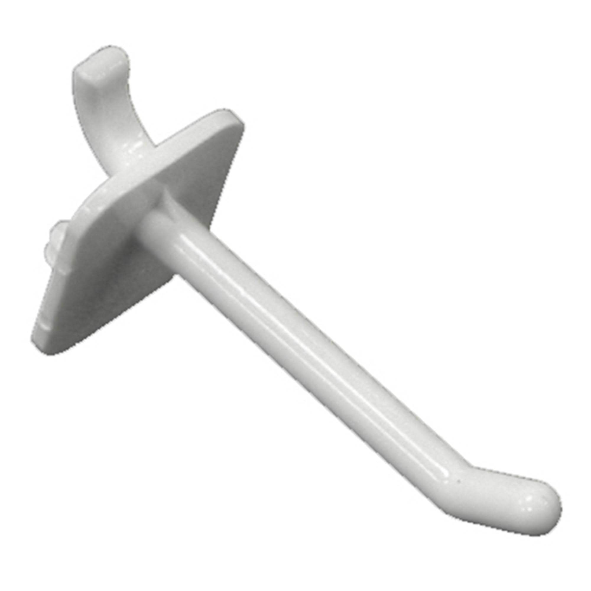 Azar Displays Lexan Locking Pegboard Hooks - Pack of 50