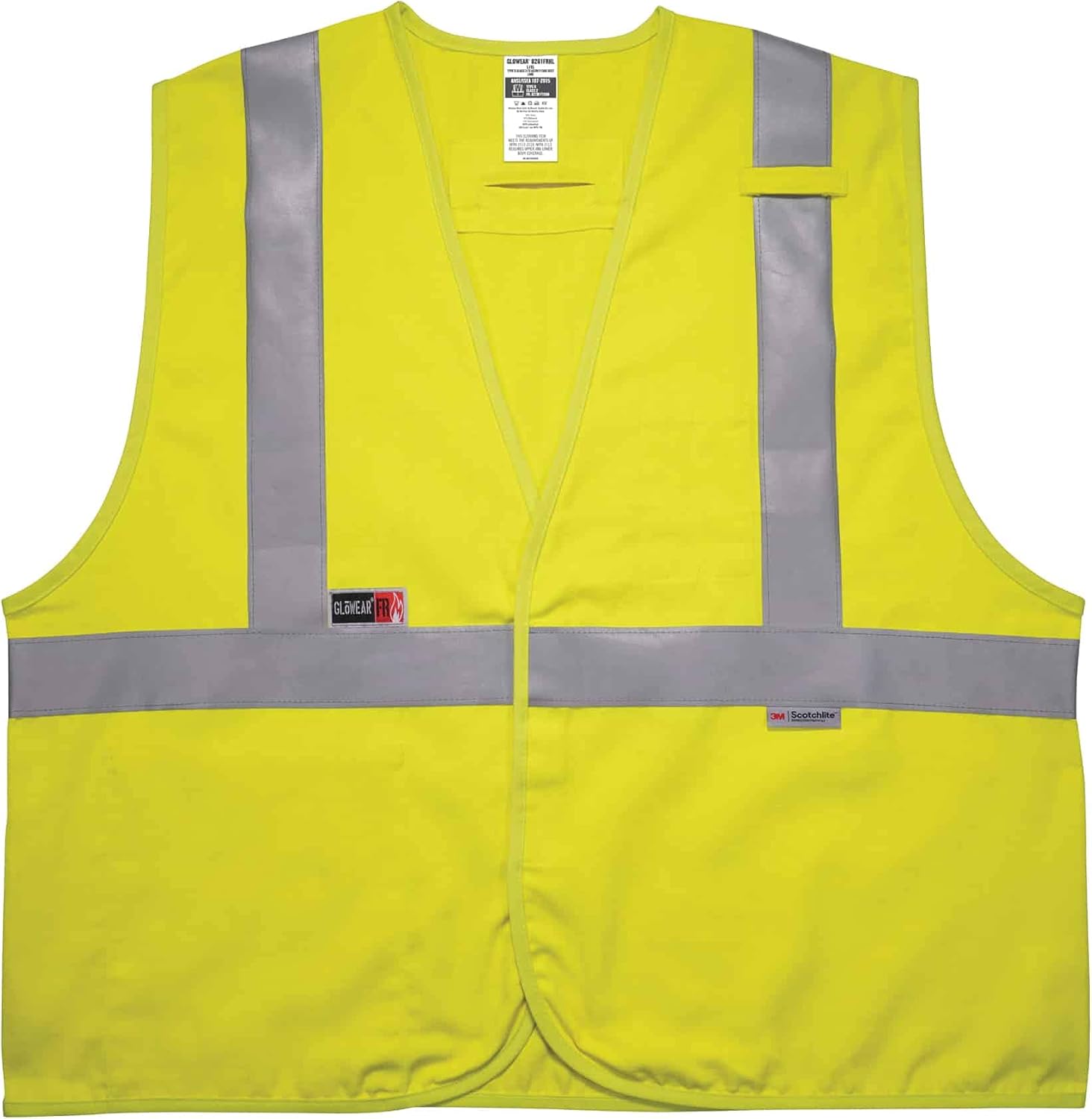 Ergodyne GloWear 8261FRHL Hi-Vis Flame-Resistant Safety Vest
