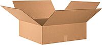 Flat Boxes - 24 x 24 x 8 in, 10/Pack