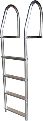 DOCK EDGE Fixed Eco Weld-Free Aluminum Dock Ladder