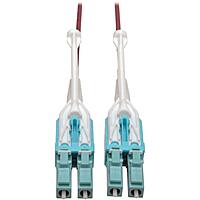 Tripp Lite 10Gb Duplex Multimode Fiber Patch Cable 50/125 OM4 LC/LC LSZH Push/Pull Tabs