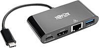 Tripp Lite USB-C to HDMI Multiport Adapter Docking Station with USB-A Hub and USB-C PD Charging