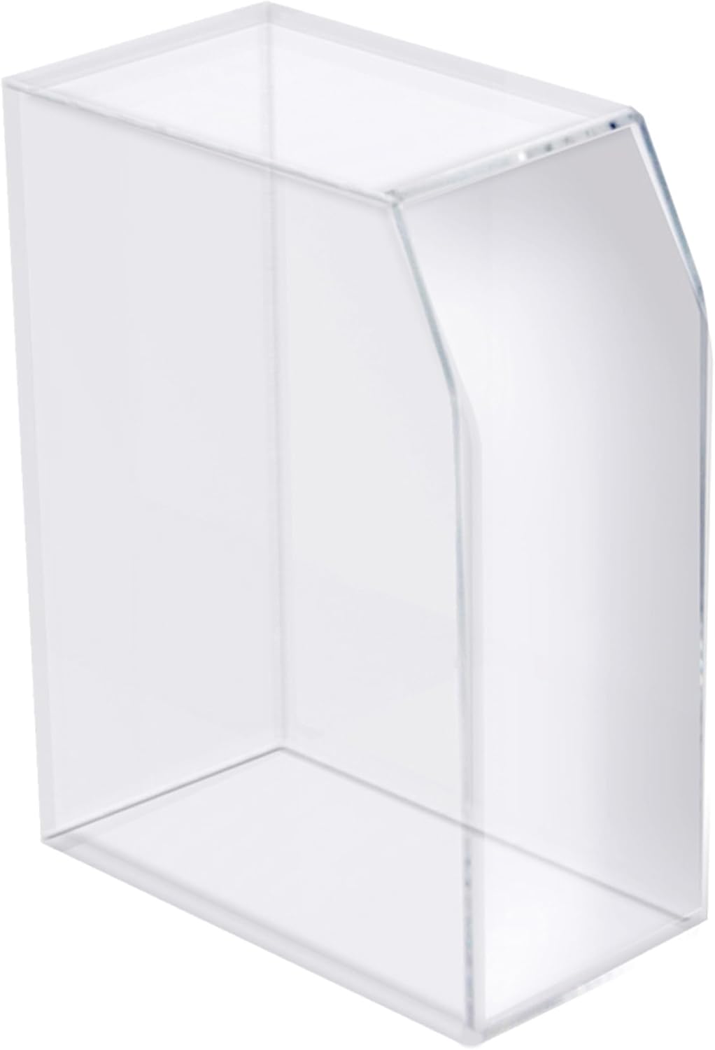 Azar Displays 255030 Monitor Magazine & File Holder, 5"W x 8.75"D x 12.25"H, Clear