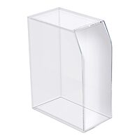 Azar Displays 255030 Monitor Magazine & File Holder, 5"W x 8.75"D x 12.25"H, Clear