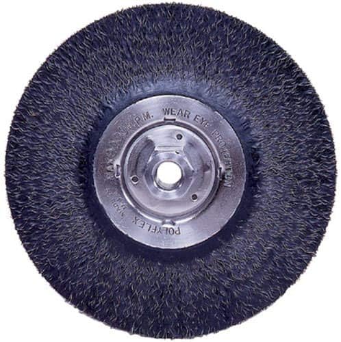 Weiler 35216 7" Encapsulated Stringer Bead Wheel .014, 5/8"-11 A.H.