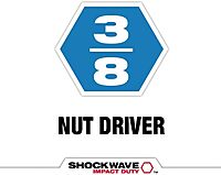 Milwaukee 49-66-4505 Shockwave 3/8 in. x 1-7/8 in. Magnetic Nut Driver