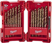 Milwaukee Electric Tools 48-89-2332 29Pc Cobalt Helix Drill Bit Set, Red