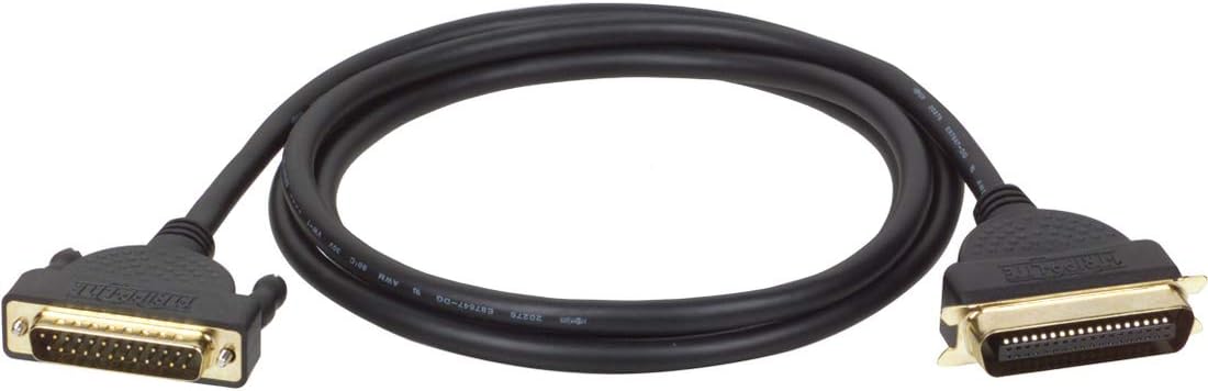 Tripp Lite IEEE 1284 AB Parallel Printer Cable (DB25 to Cen36 M/M) 10-ft.(P606-010),Black
