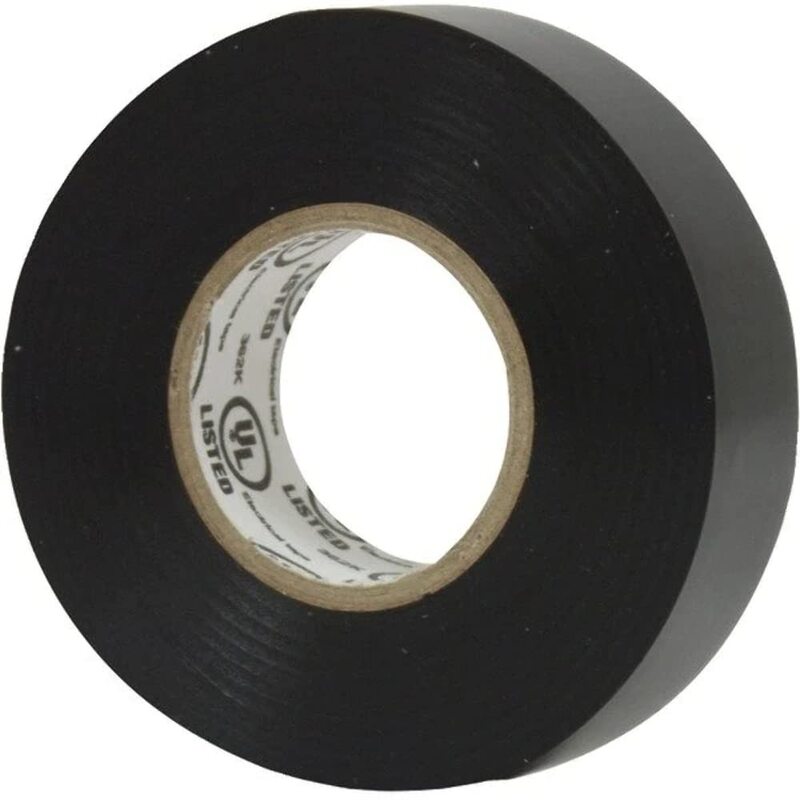 POWER GEAR Electrical Tape, 3/4 in Wide, UL-Listed, Indoor-Rated