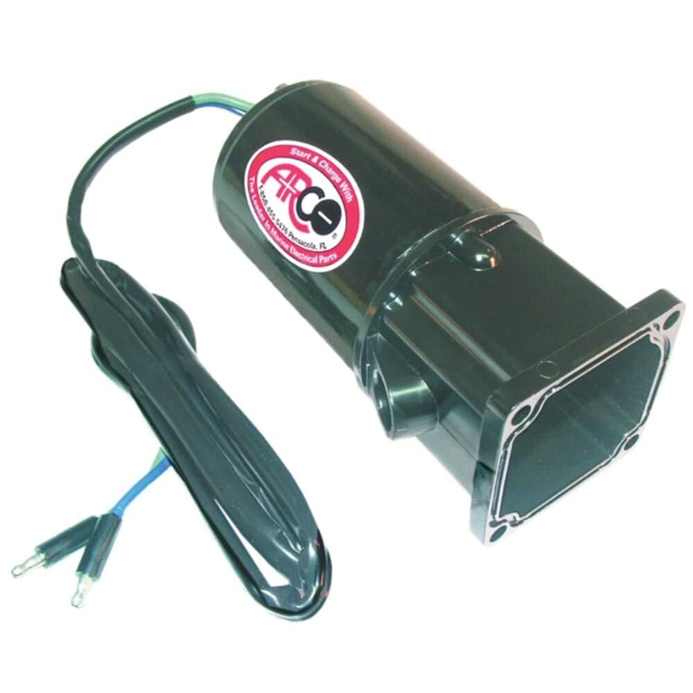 Arco 6276 Tilt Trim Motor for Late Model Mercury/Mariner/Force 40-125 HP Outboards with Single Ram, Black