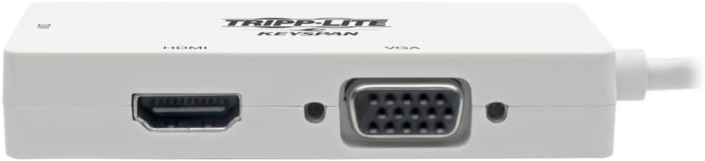 Eaton Tripp Lite Series Keyspan Mini DisplayPort to VGA/DVI/HDMI All-in-One Converter Adapter, Thunderbolt 1/2, 1080p