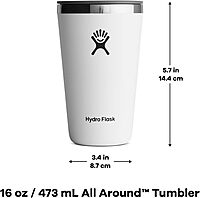 Hydro Flask All Around Insulated Tumbler with Closeable Press-In Lid