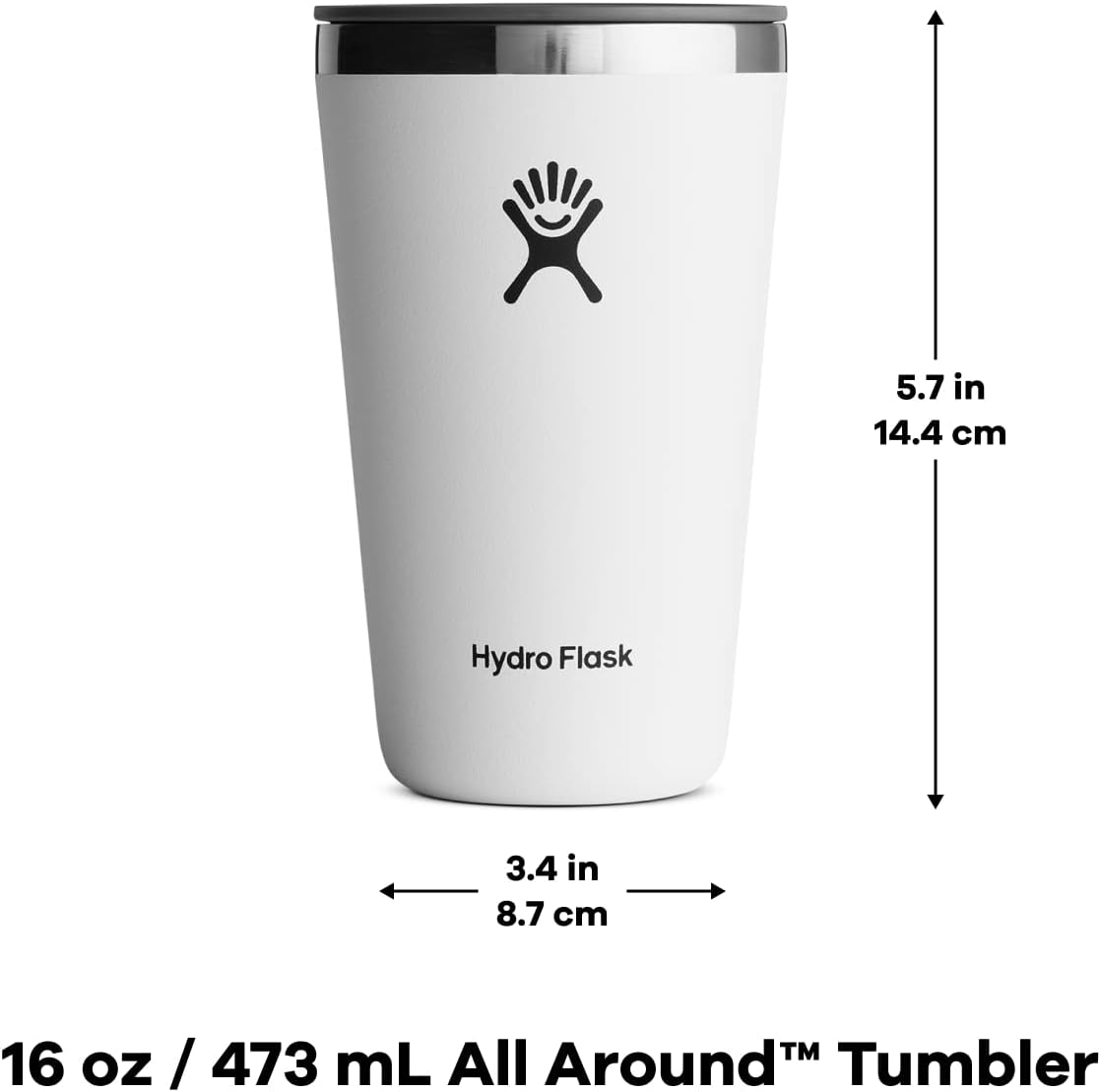Hydro Flask All Around Insulated Tumbler with Closeable Press-In Lid