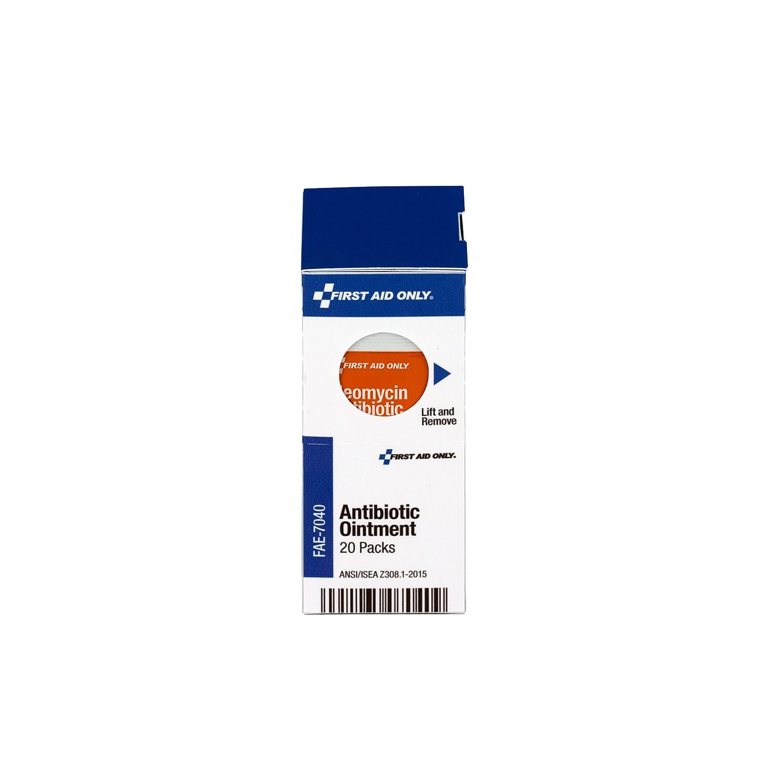 First Aid Only FAE-7040 SmartCompliance Refill Antibiotic Ointment Packets, 20 Count