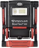 Streamlight 61523 BearTrap 360 2000-Lumen Rechargeable Work Light with Spot and Floods Modes, Rotating Body