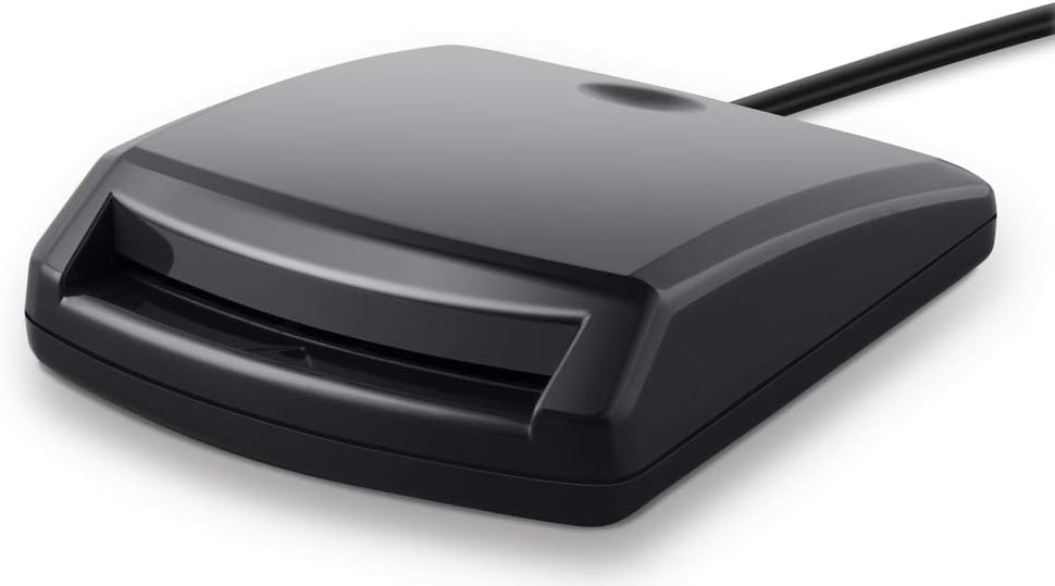 Belkin CAC Card Reader - Smart Card Reader With USB Connection - Compatible With Multiple Operating Systems and Contact