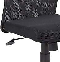 Boss Office Products Budget Mesh Task Chair without Arms in Black