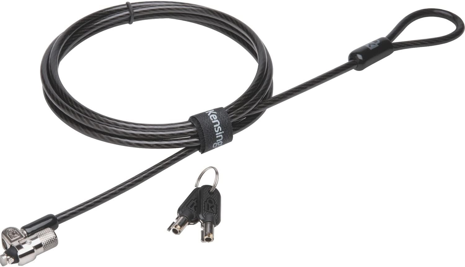 Kensington MicroSaver 2.0 Keyed Laptop Lock - Patented T-bar/Key Lock - Black