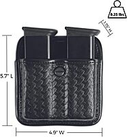 BIANCHI Model 7922 Triple Threat II Double Magazine Pouch