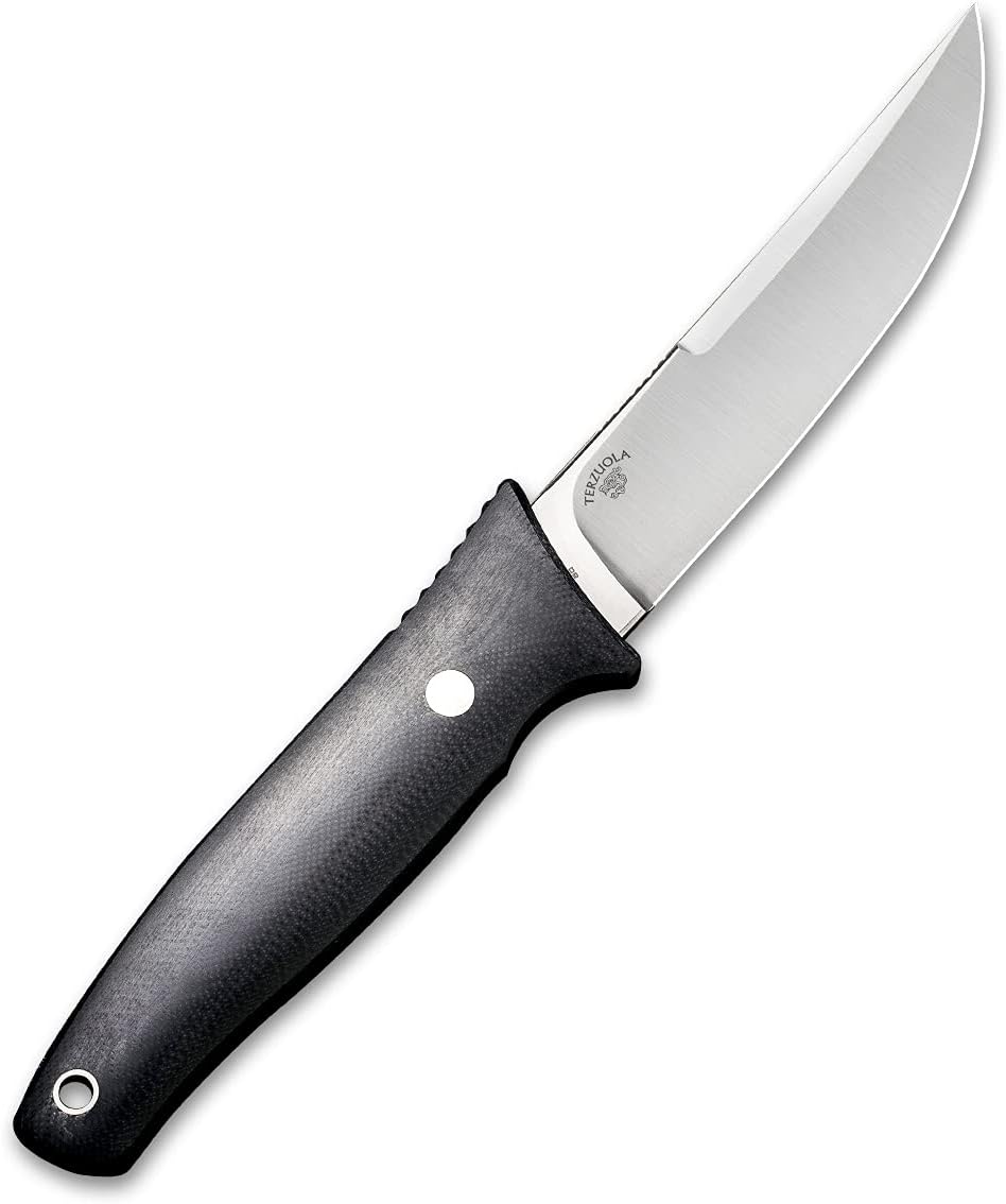 CIVIVI Tamashii Fixed Blade Knife with 4.07’’ D2 Blade G10 Handle, Kydex Sheath, T-clip for EDC Outdoor Carry C19046-1 Black