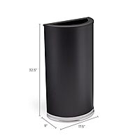 SAFCO Trash Can and Receptacle for Offices and Breakrooms