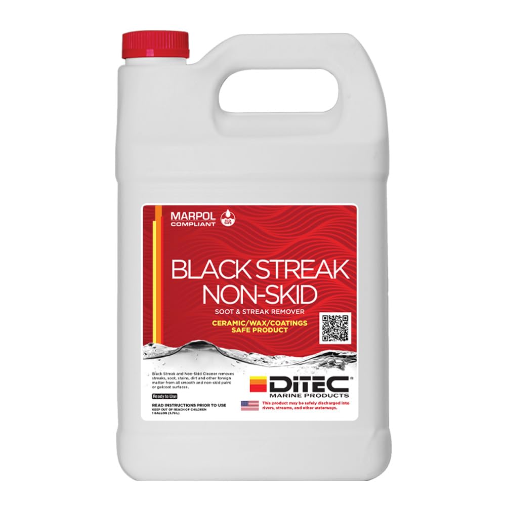 Black Streak Remover Marine Non-Skid Deck Cleaner | Fast Acting Non-Skid Black Streak Remover for Decks | Multi Surface Deck