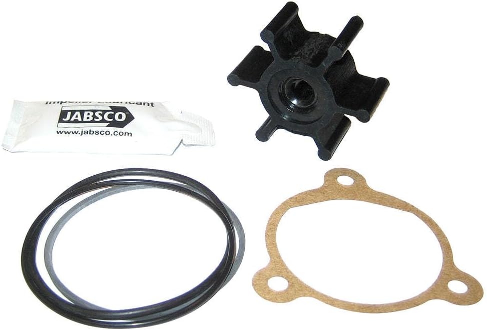 Jabsco Neoprene Impeller Kit w/Cover, Gasket or O-Ring - 6-Blade - 5/16 Shaft Diameter