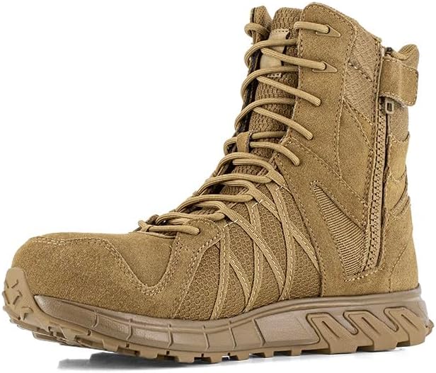 Reebok Trailgrip Tactical 8" Side Zip Boot