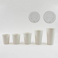 Genuine Joe GJO19045PK Polyurethane-Lined Single-Wall Disposable Hot Cup, 8-Ounce Capacity, White (Pack of 50)