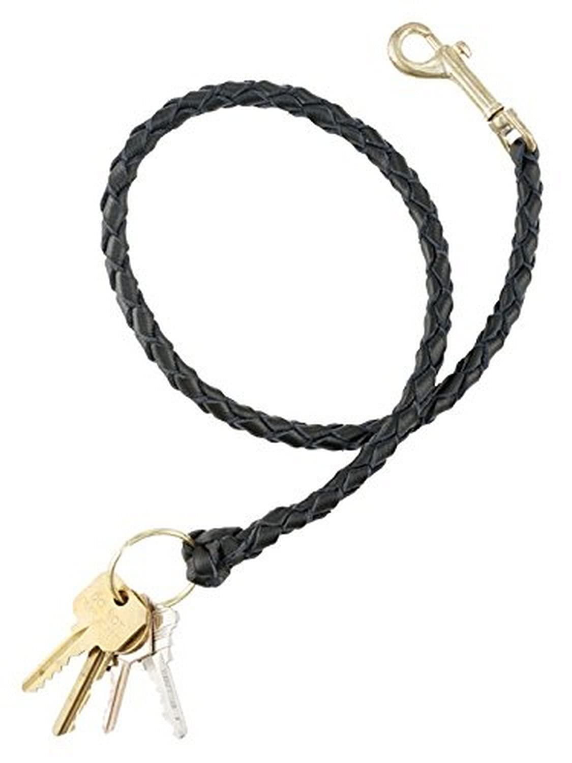 Aker Leather 699 Jailers Leash, Black