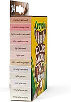 Crayola Crayons 24 Count, Colors of The World, Skin Tone Crayons, 24 Crayon Colors