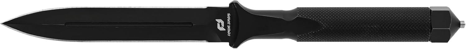 Schrade Delta Class Extreme Survival Slim Fixed Blade with High Carbon Steel for Outdoor Survival