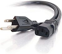 C2G Power Extension Cord, 18 AWG Monitor Power Cable