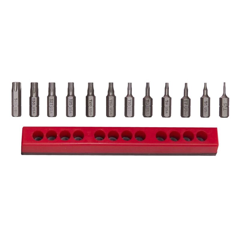 12 PC SLOTTED & PHILLIPS- BIT SET