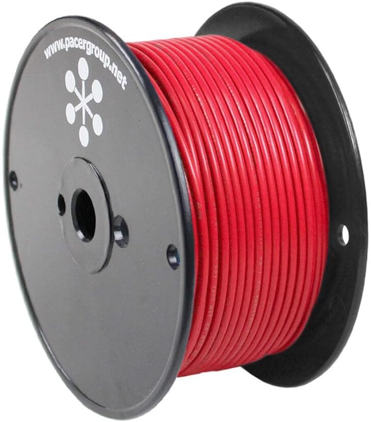Pacer Red 18 AWG Primary Wire - 250'
