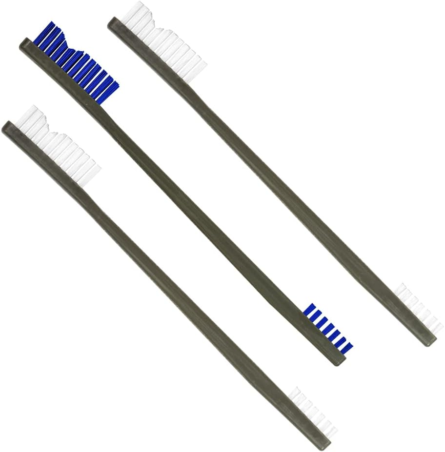 Otis All Purpose Brushes 2 Nylon/1 Blue Nylon 3 pk.