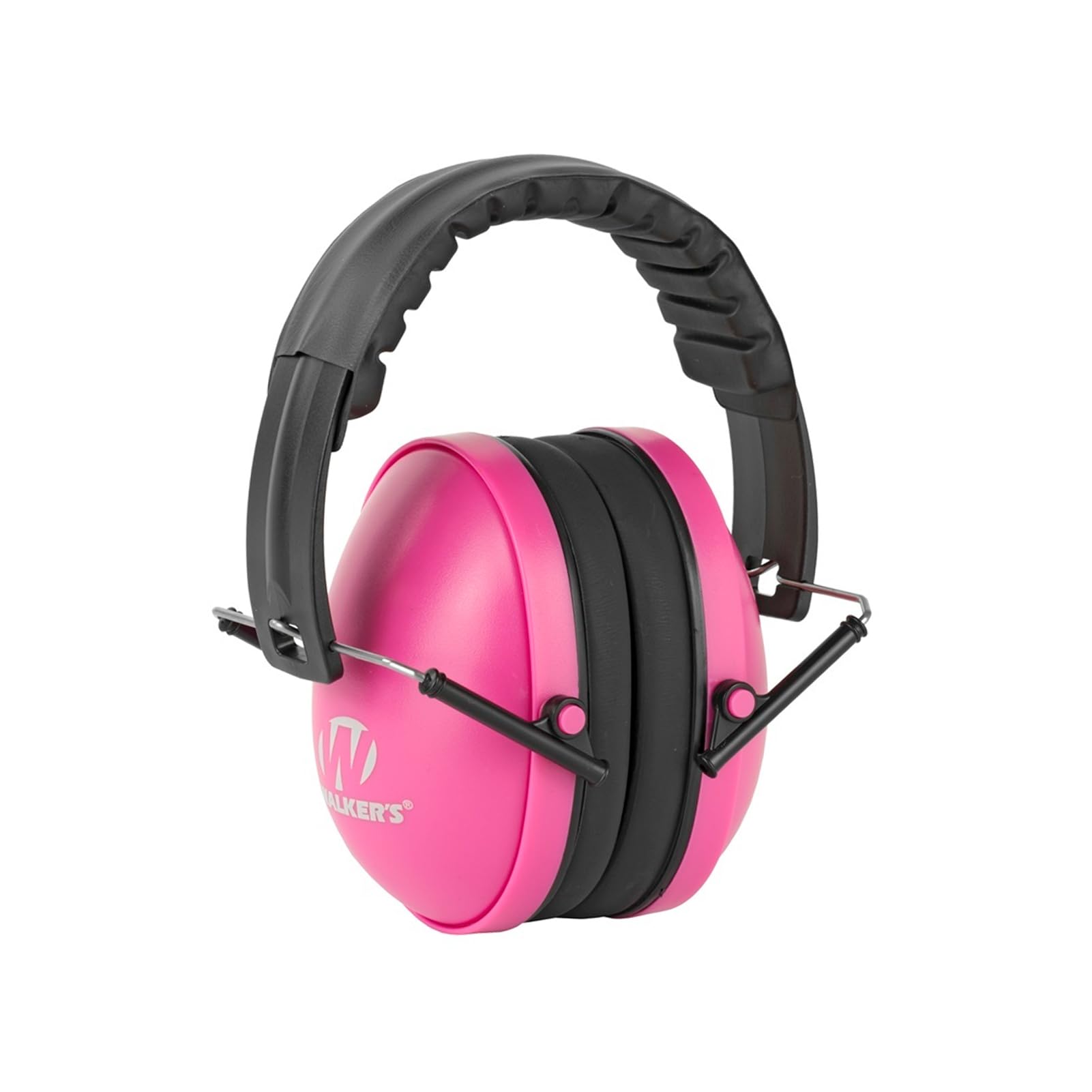 WALKER'S Youth & Women's Low Profile Folding Padded Hearing Protection Earmuffs