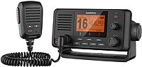 Garmin 0100209800 VHF 215 AIS, Slate Gray with Amp Yellow Band