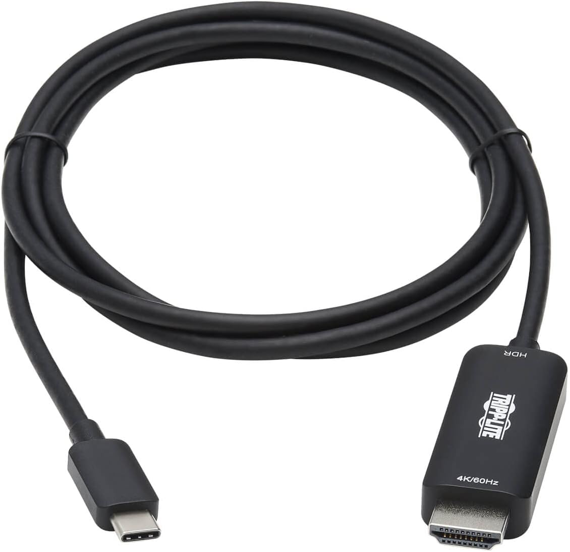 Tripp Lite USB-C to HDMI Adapter Cable, Thunderbolt 3 Compatible Cable Adapter USB C to HDMI, 4K 60 Hz, HDR, HDCP 2.2