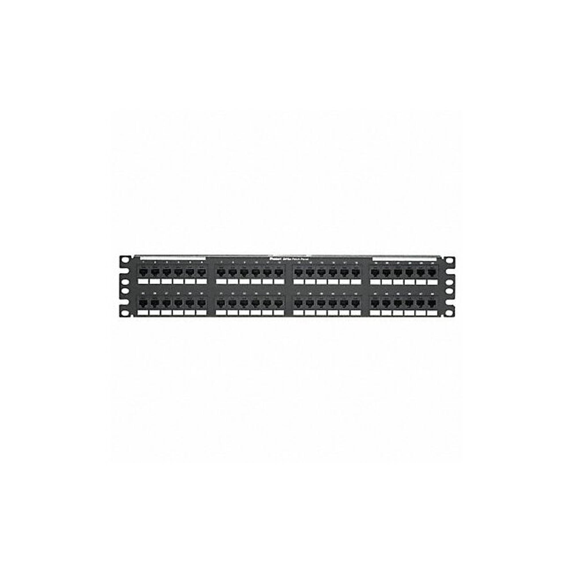 Panduit DP48688TGY Category-6 48-Port Flat Punchdown Patch Panel