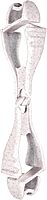 Ergodyne Squids 3400 Glove Clip Holder with Dual Clips, 6-1/2in, Granite, Pack of 6