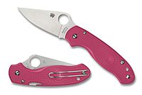 Spyderco Knives Para 3 Lightweight C223PPN Pink FRN CTS-BD1N Steel Pocket Knife