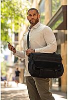 5.11 Tactical Unisex Overwatch Messenger Bag, Shoulder Strap Laptop Carrying Case, 18 Liter Capacity, Style 56648ABR, Black