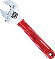 Klein Tools D507-10 Adjustable Drive Wrench, Forged with Extra Capacity Jaw and High Polish Chrome Finish