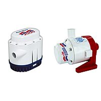 Rule-Mate 2000 GPH Bilge Pump Bundle with Rule 3800 GPH Marine Centrifugal Pump 12 Volt 2000 Gph + Centrifugal Pump