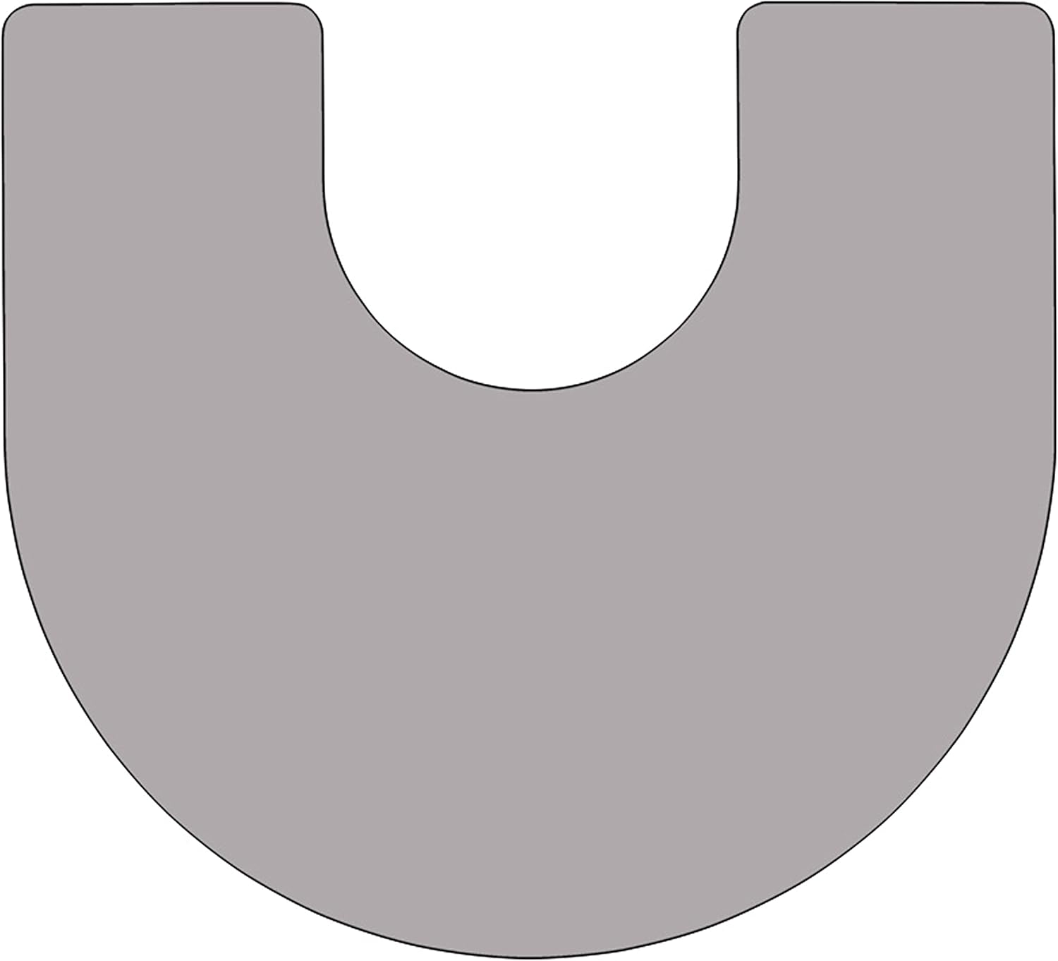 FLASH FURNITURE Wren Mobile Horseshoe Thermal Laminate Activity Table - Standard Height Adjustable Legs