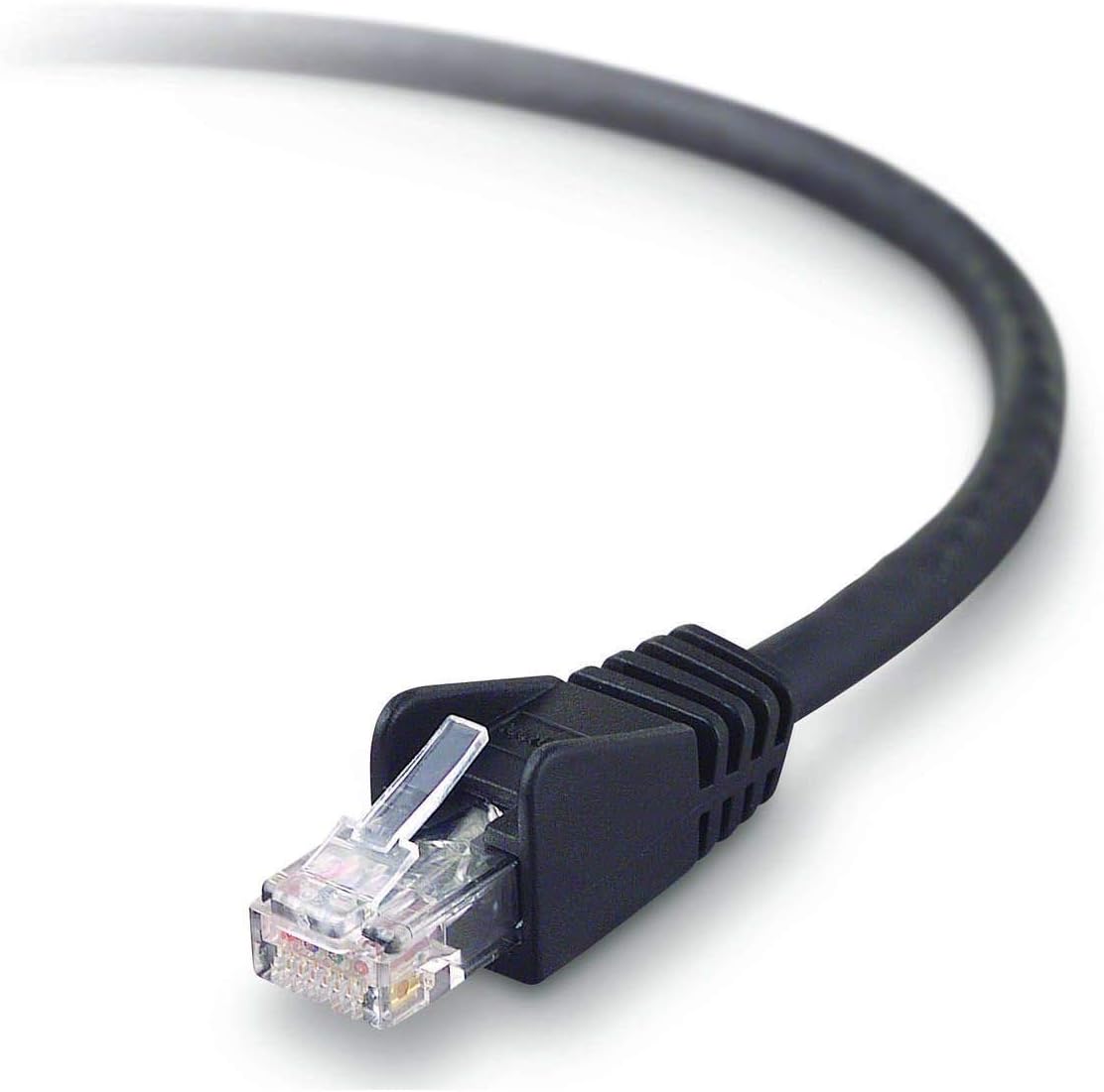 Belkin High Performance Cat. 6 UTP Network Patch Cable - RJ-45 Male - RJ-45 Male - 12.14ft - Black