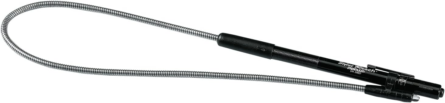 Streamlight 65418 Stylus Long Reach 11-Lumen Pen Light with 3 AAAA Alkaline Batteries and Flexible 11.5-Inch Extension Cable