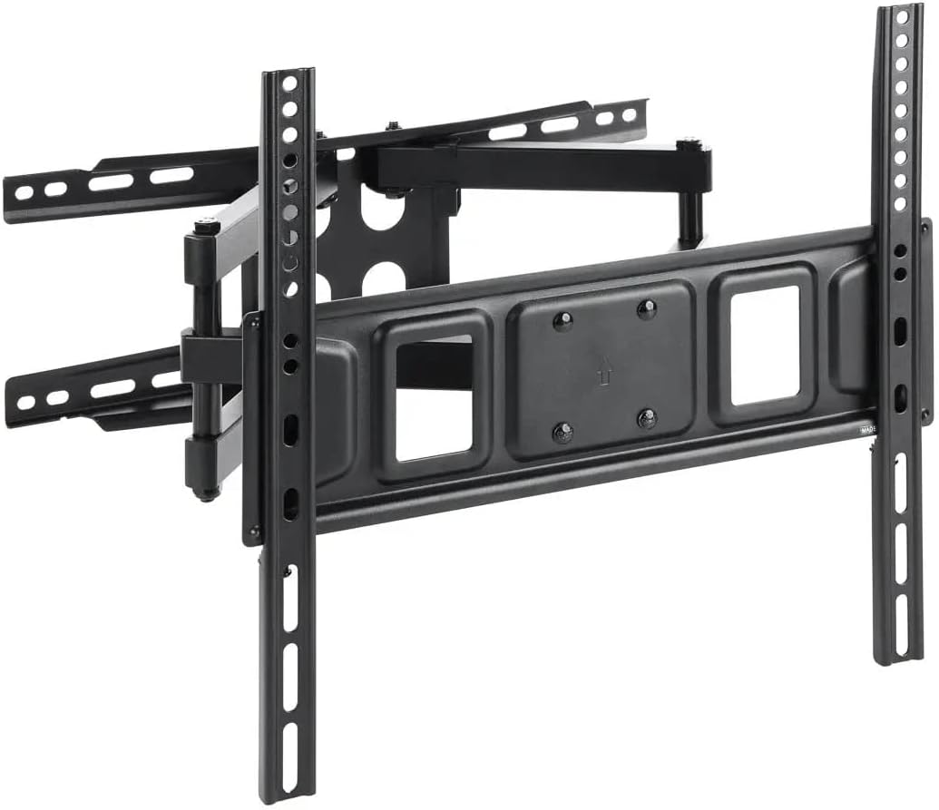 Monoprice Commercial Full Motion TV Wall Mount Bracket for 32" to 70" TVs up to 88lbs, Max VESA 400x400, Fits Curved Screens