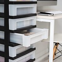IRIS Storage Cart with Organizer Top